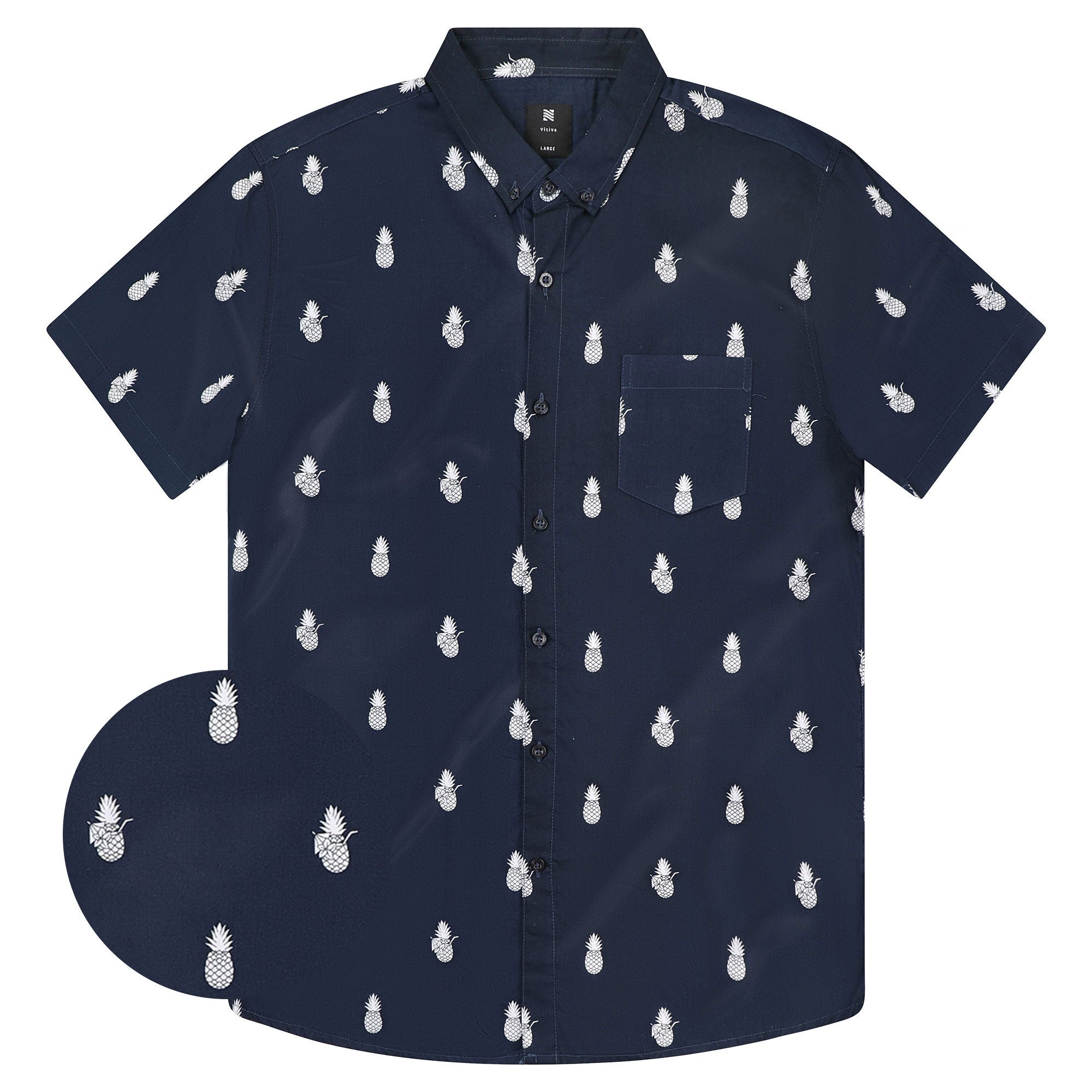 Pineapple Solid - Navy