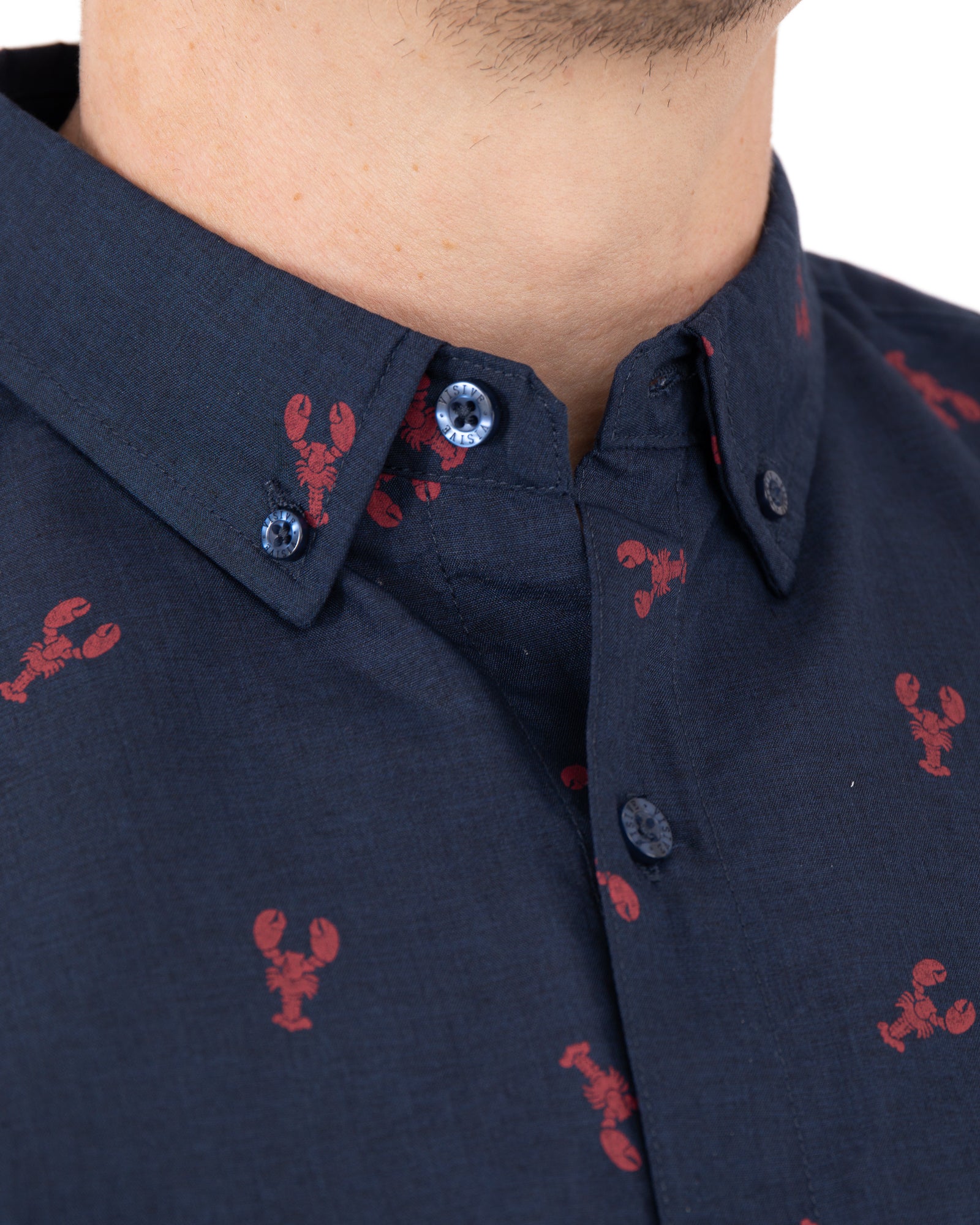 Mens Button Down Shirts Lobster - visive