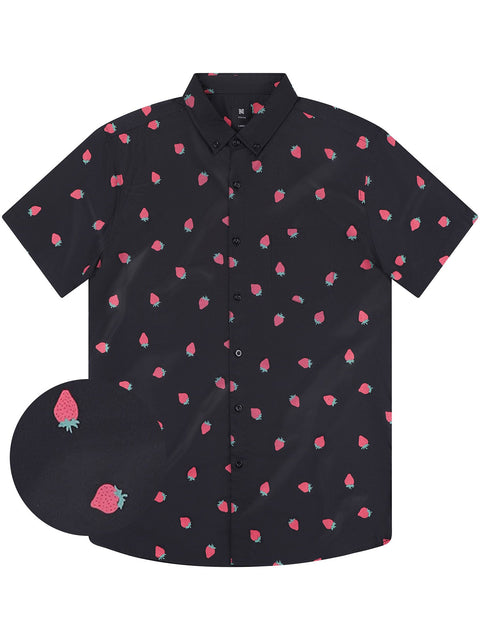 Strawberry Oxford - Black