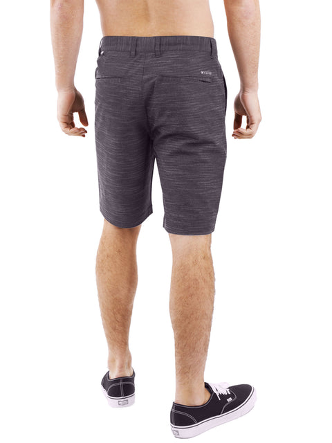 Shorts for Men Slub - Black_Visiveclothing.com