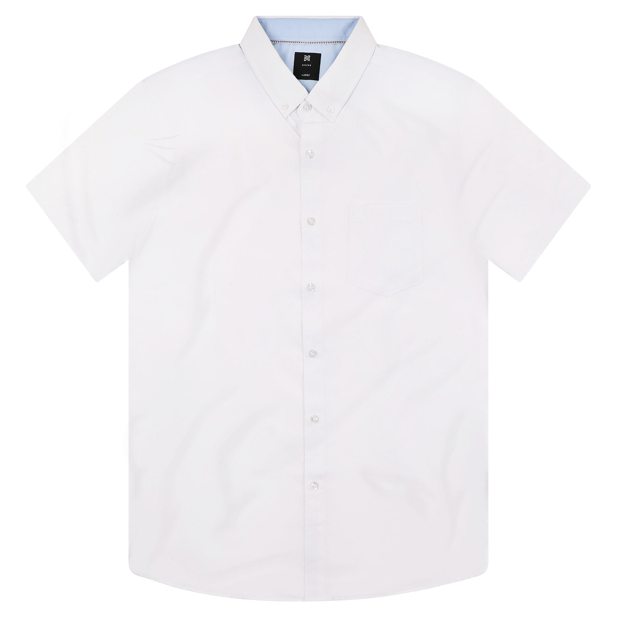 Solid Oxford - White