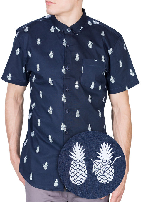 Pineapple Solid - Navy