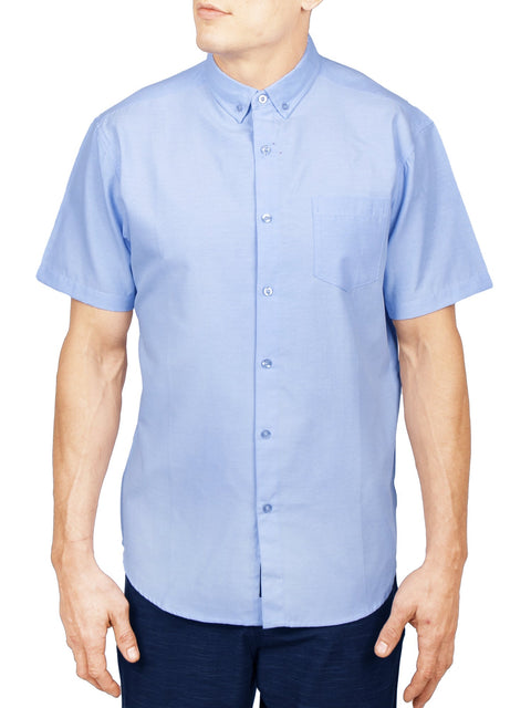 Solid Oxford - Sky Blue